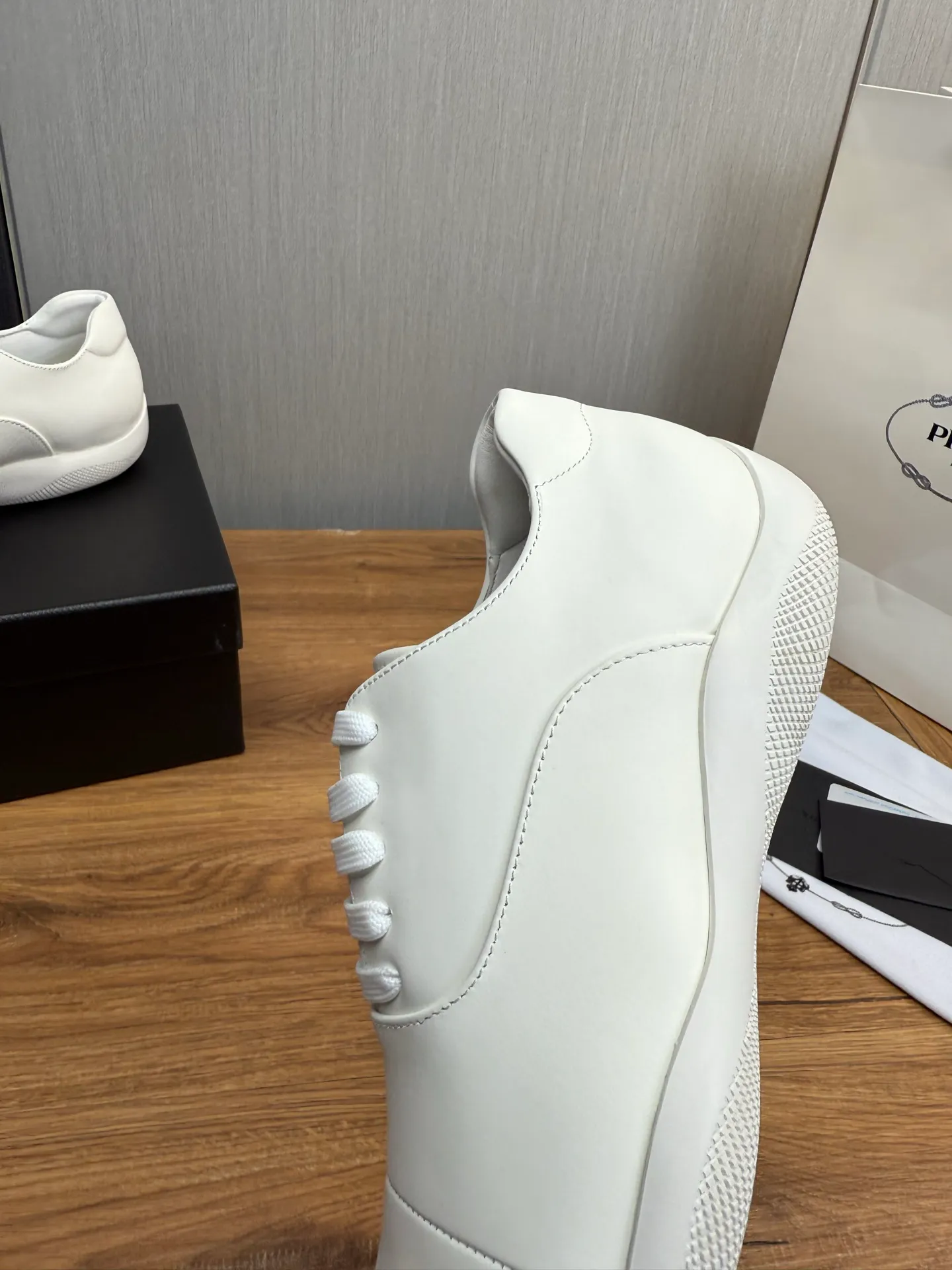Men's shoes 💰760💰 [PRADA] New models synchronized with the official website, high-quality shipments ✔️Best sellers🔥 Original cowhide + cowhide lining, 1🆚1 replica, original original sole, 38-45 (men's 38.45 custom-made, non-refundable)
